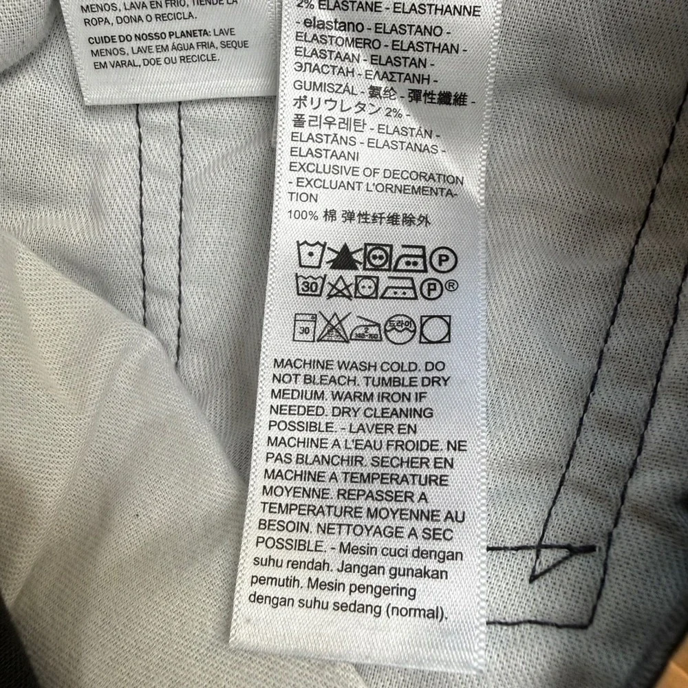 Levis 514 Straight Fit Pants Mens 32x32 Charcoal Gray Stretch 00514-1922